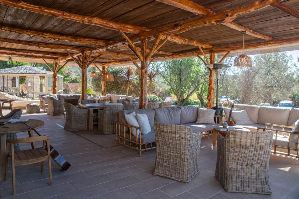 Ibiza Calm Outdoor Sitting Area