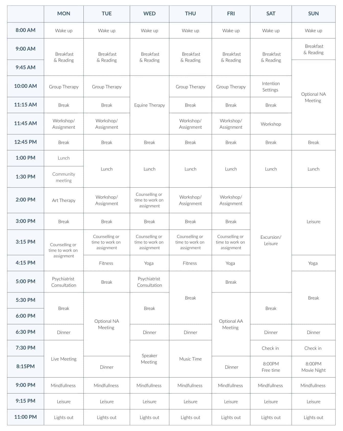 Ibiza Calm 2026 Timetable