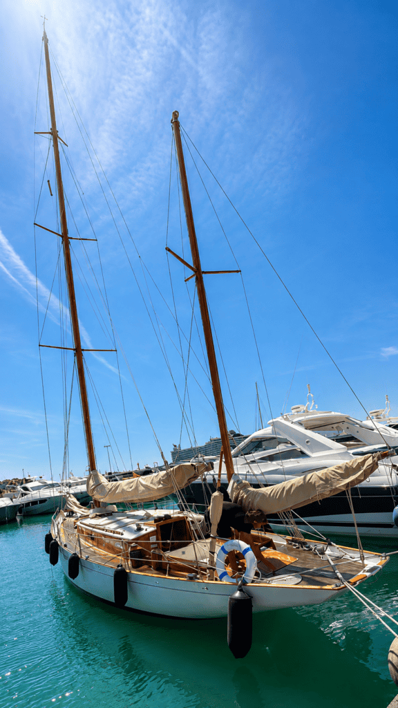 Ibiza Calm - Boat shot - Portrait